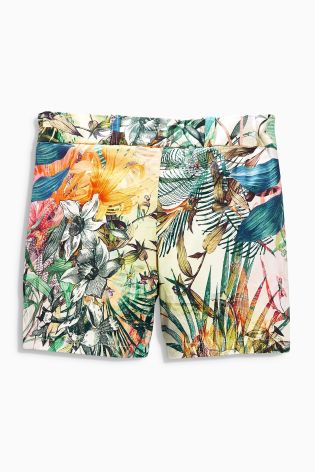 Multi Tropical Print Shorts (3-16yrs)